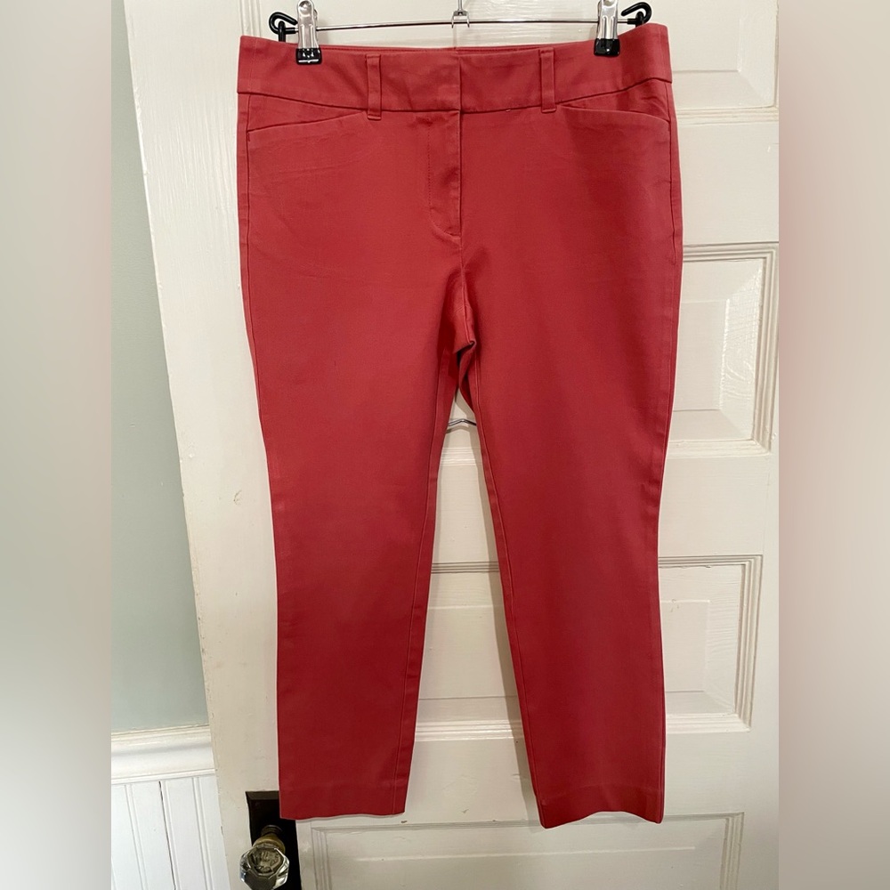 LOFT Women's Modern Skinny Ankle Pants, Size 6 Petite, Clay colored